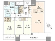 【大阪府/大阪市福島区福島】シエリアタワー中之島 間取り図