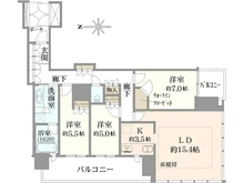 【大阪府/大阪市中央区南本町】MJR堺筋本町タワー 間取り図