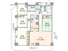 【大阪府/大阪市都島区友渕町】ベル・パークシティアネックス CENTER棟 間取り図