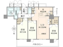 【大阪府/大阪市中央区北浜】北浜ミッドタワー 間取り図