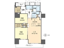 【大阪府/大阪市中央区久太郎町】ジオタワー堺筋本町 間取り図
