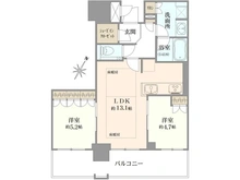 【大阪府/大阪市北区豊崎】ブランズタワー梅田North 間取り図