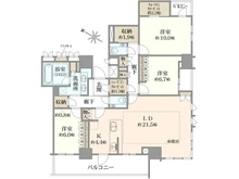 【大阪府/大阪市北区中津】ザ・パークハウス大阪梅田タワー 間取り図