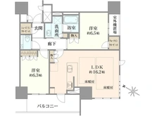 【大阪府/大阪市北区中津】ザ・パークハウス大阪梅田タワー 間取り図
