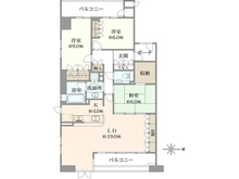 【大阪府/大阪市中央区南船場】ヴァンデュール・アッシュ南船場 間取り図