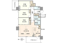 【大阪府/大阪市北区野崎町】シティタワー東梅田パークフロント 間取り図