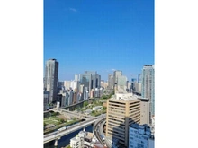 【大阪府/大阪市北区菅原町】ジーニス大阪 WEST棟 眺望：リビングからの南西側