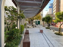 【大阪府/大阪市北区菅原町】ジーニス大阪 WEST棟 敷地内：公開空地