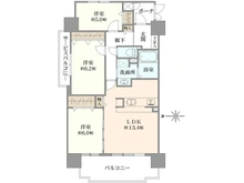 【大阪府/大阪市城東区諏訪】ファミール深江橋デュオ 間取り図