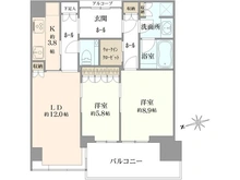 【大阪府/大阪市北区大深町】グラングリーン大阪　ザ・ノースレジデンス 間取り図