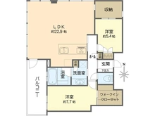 【大阪府/大阪市北区大淀南】ローレルタワーサンクタス梅田 間取り図