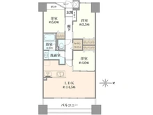 【大阪府/大阪市城東区今福西】ハーティス城東 間取り図
