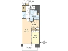 【大阪府/大阪市西区北堀江】ブランズ北堀江プレイス 間取り図
