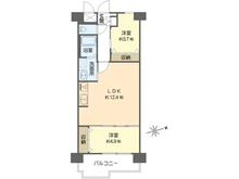【大阪府/大阪市北区中津】朝日プラザ中津 間取り図