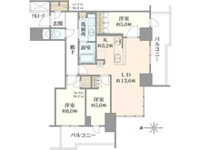 【大阪府/大阪市西区南堀江】シエリアタワー大阪堀江 間取り図
