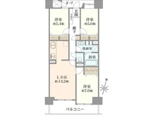 【大阪府/大阪市城東区鴫野西】シティコーポ鴫野 2号棟 間取り図