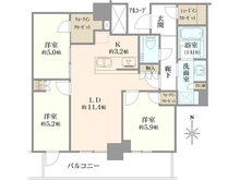 【大阪府/大阪市西区南堀江】シエリアタワー大阪堀江 間取り図