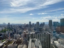【大阪府/大阪市中央区伏見町】淀屋橋アップルタワーレジデンス　43階 眺望：東側バルコニーから