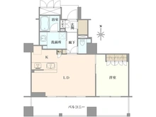 【大阪府/大阪市中央区備後町】ブランズタワー大阪備後町 間取り図