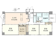 【大阪府/大阪市中央区内平野町】ロイヤルコーポ大手門 間取り図