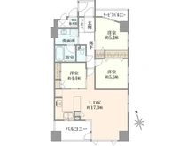 【大阪府/大阪市中央区安堂寺町】谷町アーバンライフ 間取り図