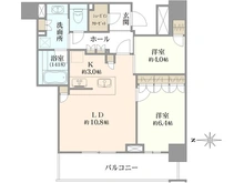 【大阪府/大阪市中央区内本町】ウエリスタワー谷町四丁目 間取り図