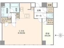 【大阪府/大阪市北区堂島】ブリリアタワー堂島 間取り図