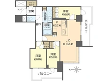 【大阪府/大阪市西区南堀江】シエリアタワー大阪堀江 間取り図
