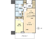 【大阪府/大阪市北区大淀南】グランドメゾン新梅田タワーTHE CLUB RESIDENCE 間取り図