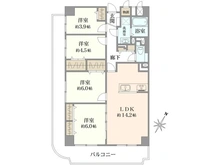 【大阪府/大阪市西淀川区歌島】オリーブハイツ姫島 間取り図