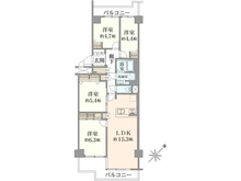 【大阪府/大阪市都島区都島南通】京橋グリーンハイツ 二号棟 間取り図