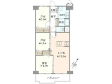 【大阪府/大阪市鶴見区放出東】イトーピア鶴見 間取り図