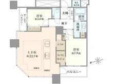 【大阪府/大阪市中央区高麗橋】ザ・キタハマ（The Kitahama） 間取り図