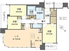 【大阪府/大阪市福島区福島】シエリアタワー中之島 間取り図