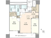 【大阪府/大阪市福島区福島】シエリアタワー中之島 間取り図