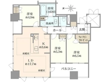 【大阪府/大阪市北区天神橋】ジオタワー天六 間取り図