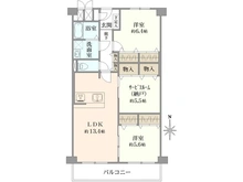 【大阪府/大阪市城東区中央】日商岩井野江マンション 間取り図