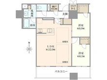 【大阪府/大阪市中央区安土町】クレヴィアタワー御堂筋本町 間取り図