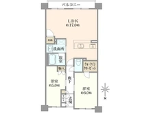 【大阪府/大阪市北区神山町】ザ・大阪レジデンス梅田扇町公園 間取り図