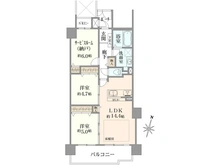 【大阪府/大阪市北区大淀中】パラシオ北梅田 間取り図