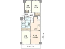 【大阪府/大阪市西淀川区佃】千船ビューハイツ 間取り図