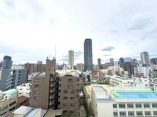 【大阪府/大阪市北区本庄西】セレッソコート梅田リーベンシティ 眺望：最上階南向きバルコニーから