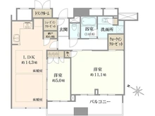 【大阪府/大阪市北区本庄西】シティタワー梅田東 間取り図