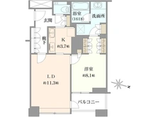 【大阪府/大阪市北区大深町】グランフロント大阪オーナーズタワー 間取り図