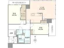 【大阪府/大阪市北区大淀南】グランドメゾン新梅田タワー 間取り図