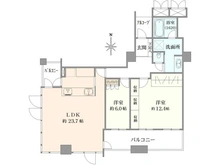 【大阪府/大阪市北区大淀南】ローレルタワーサンクタス梅田 間取り図