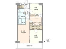 【大阪府/大阪市北区豊崎】日商岩井中津マンション 間取り図