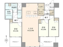 【大阪府/大阪市北区樋之口町】シティタワー大阪天満ザ・リバー＆パークス  間取り図
