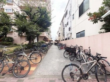 【大阪府/大阪市西区川口】ノバカネイチ阿波座二番館 自転車置き場