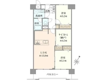 【大阪府/大阪市西区川口】ノバカネイチ阿波座二番館 間取り図